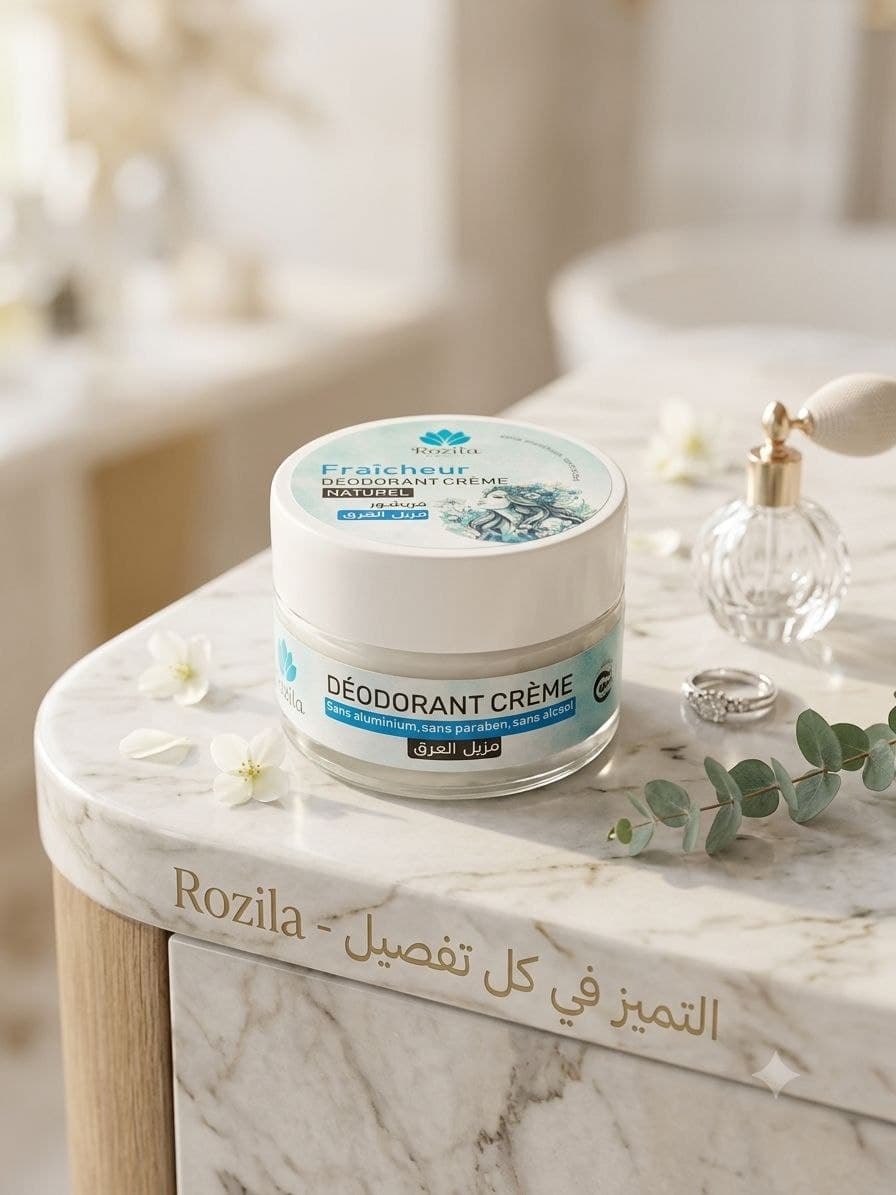 Rozila — Pack de 4 déodorants crème naturels